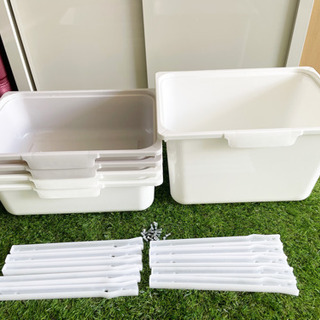 【無料で差し上げます】【美品】ニトリ　カラボにぴったり　収納ボッ...