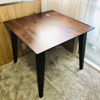 ウォールナット ダイニングテーブル 80×80cm