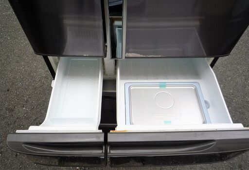 ☆パナソニック Panasonic NR-F501XV-SK 501L 大容量6ドアノンフロン冷凍冷蔵庫◆ECONAVI 搭載