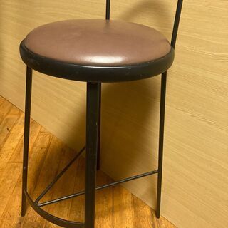 ￥500 長足スチールイス