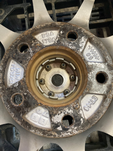 ?TSAアルミホイール4本セット 15×6.5J PCD114.3 ET48 