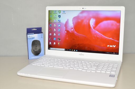 最新Windows10+office 爆速新品SSD512GB 富士通 LIFEBOOK AH51/C3 Core i7-7700HQ/メモリ8GB/15.6インチ/ブルーレイ/カメラ/便利なソフト