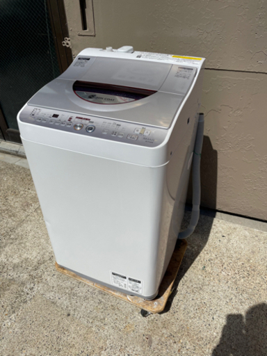洗濯機　乾燥機能付き　６kg シャープ