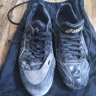 ソフトボール　asics金属スパイク12*5cm