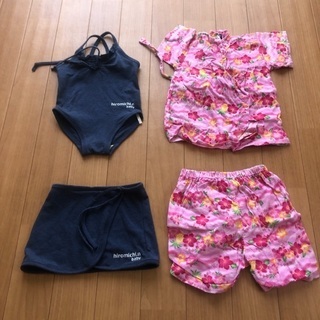 子供水着と甚平　サイズ90 2こセット