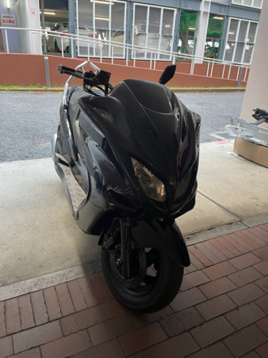 【YAMAHAマジェスティーc】SG03J 大人カスタム　オールブラック　好調