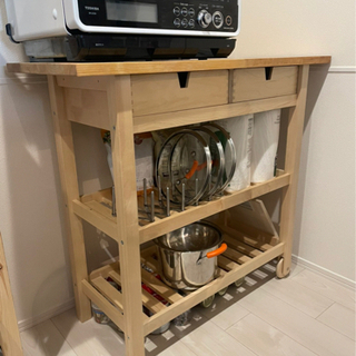 IKEA/イケア　FÖRHÖJA キッチンワゴン