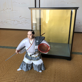 中古ケース付き博多黒田節人形