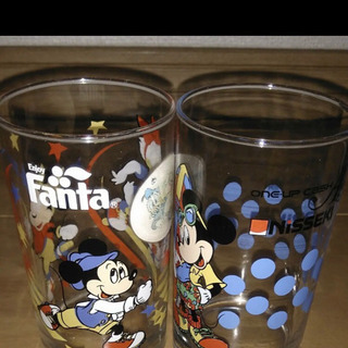 ディズニーコラボ　グラスセット　昭和レトロ