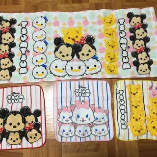 ■新品　ディズニーツムツム　プレミアムタオル4点ギフトセット　管29 