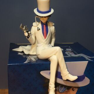 ☆bskp 名探偵コナン　プレミアムちょこのせフィギュア　怪盗キッド　 パソコンのモニター上やちょっとしたスペースに　管139の画像