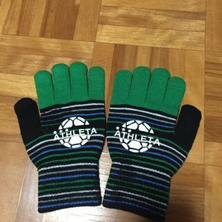 ☆p ニット手袋　サッカー　アスレタ　フリーサイズ　滑り止め　在...