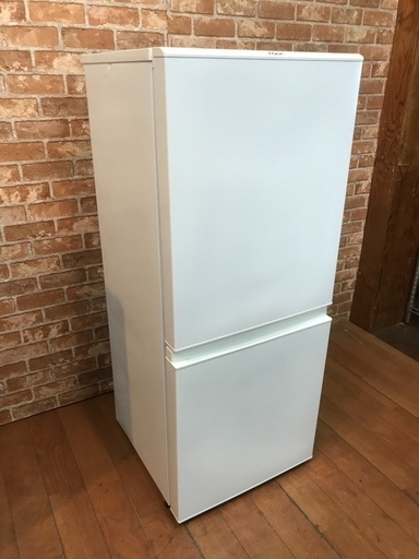 2018年 AQUA アクア 2ドア 126L ノンフロン 冷凍冷蔵庫 AQR-E13 H(W)