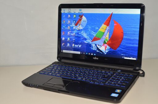 最新Windows10+office 新品爆速SSD256GB 富士通 AH54/G core i5-2450M 4GB 15.6インチ USB3.0 HDMI 無線 DVDマルチ 便利なソフト多数