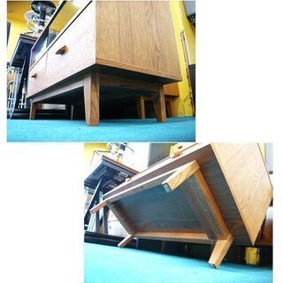 札幌【unico KURT AVボード】天然オーク材使用 オイル仕上げ 北欧