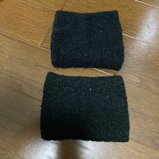 Reebok リストバンド 黒×白の画像