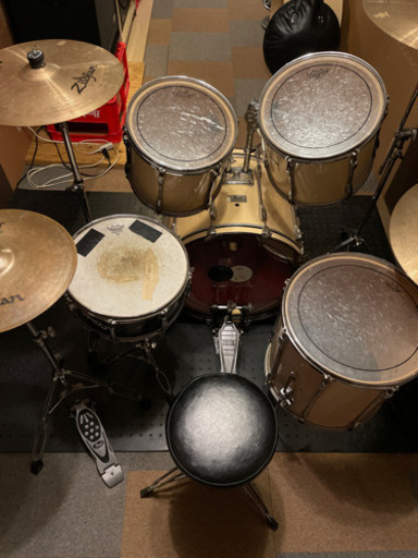 Pearl パール ドラムセット 中古品、フルセット
