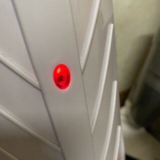 (売約済み)スチームモップ 高圧洗浄機 スチームクリーナー H2O 動作品 除菌 掃除 ホワイト×ブルーの画像