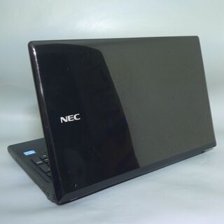即使用可 ノートパソコン Win10 中古動作良品 15型ワイド NEC VJ24LF-H Core i3 4GB 500G DVDRW 無線 webカメラ テンキー Officeの画像