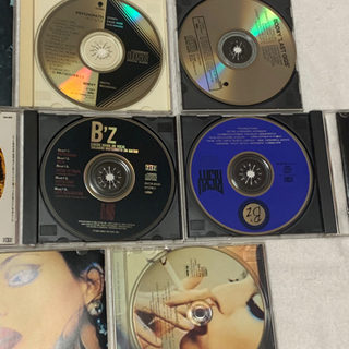 BOOWY・B'z・LA rc-en-Cielの CD（5枚）の画像