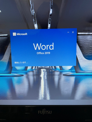 【決まりました】富士通　FUJITSU ノートパソコン　15.6ワイドHV  MSOffice2019 Word Excel Powe