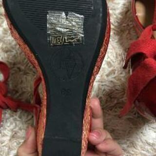アルマーニジーンズ　ｳｪｯｼﾞｿｰﾙｻﾝﾀﾞﾙ38　美品の画像