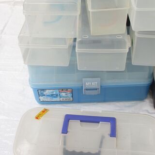 ☆発送不可☆押入れ収納引き出し　衣装ケース　小物入れ　工具箱　等☆まとめてセット☆の画像