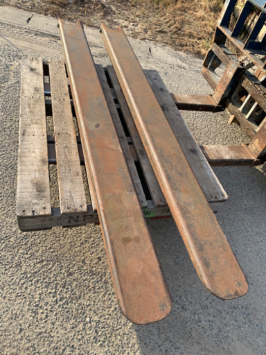 フォークリフト爪サヤフォーク2500mm 長い爪　全国発送可能　管理番号8501