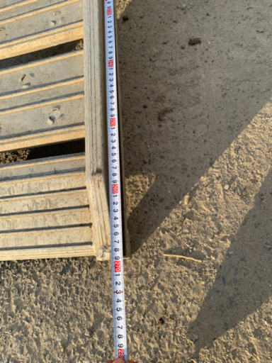 日軽 アルミブリッジ 1t 2本1組 (全長約2700mm) 管理番号8502