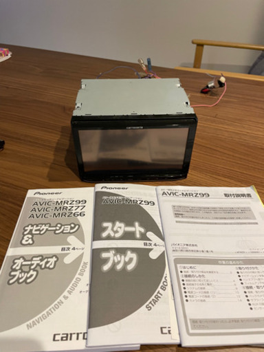 カロッツエリア　MRZ99 TV ナビ　カーナビ　マニュアル付属　沖縄