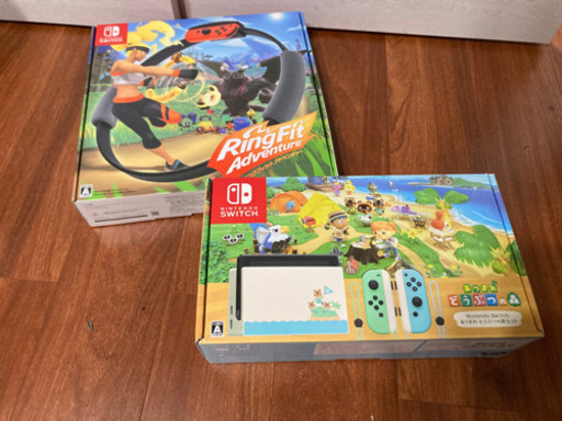 【美品】スイッチどうぶつの森、リングフィット