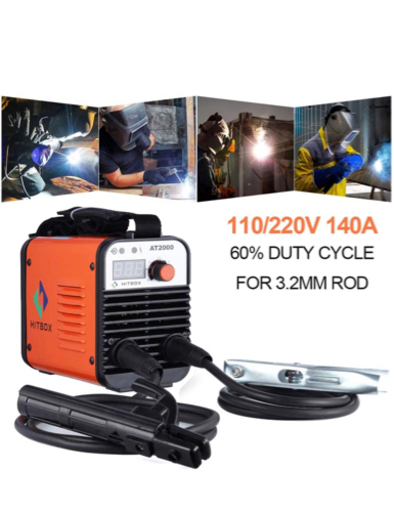 【新品】★インバーター制御★デュアル電圧対応 100V / 220V★直流アーク溶接機 HITBOX＋ステンレス用溶接棒セット！