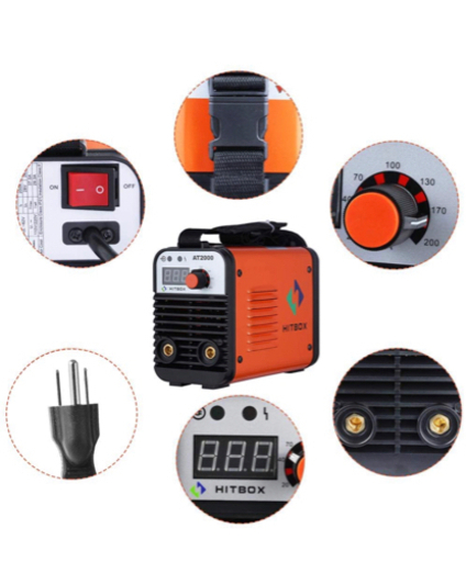 【新品】★インバーター制御★デュアル電圧対応 100V / 220V★直流アーク溶接機 HITBOX＋ステンレス用溶接棒セット！