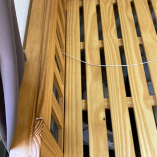 【引渡し@目黒区】組立式シングルベッドの画像