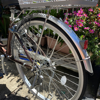 軽い！サイモト自転車 ミルトンライト 26型 ブラウン