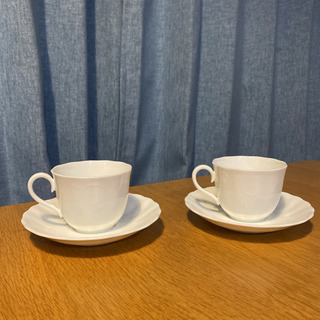 ノリタケ　カップ&ソーサー　ボーンチャイナ　2客セットの画像