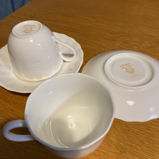ノリタケ　カップ&ソーサー　ボーンチャイナ　2客セットの画像