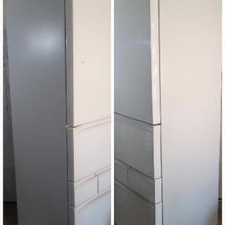 【極上品】TOSHIBA 冷凍冷蔵庫 VEGETA タッチオープン付き 5ドア 411L GR-S41GXV（EW)【うるおいラップ野菜室】【ガラス扉】 2021年製品の画像