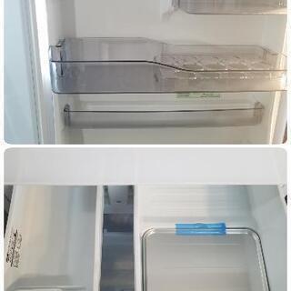 【極上品】TOSHIBA 冷凍冷蔵庫 VEGETA タッチオープン付き 5ドア 411L GR-S41GXV（EW)【うるおいラップ野菜室】【ガラス扉】 2021年製品の画像