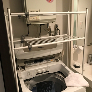 洗濯台ラック　ホワイトの画像