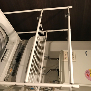 洗濯台ラック　ホワイトの画像