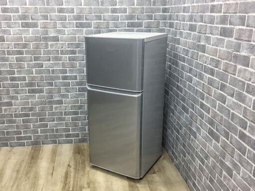 【ハッピー西葛西店】2ドア　121L　冷蔵庫　右開き　ハイアール　2017年式　ID:59266