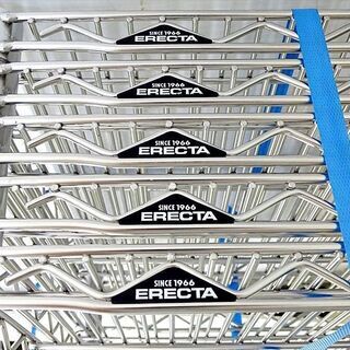 山口)下松市より　 エレクター(ERECTA) スーパーエレクターシェルフ MS1220/P1590 5段　BIZHH02Hの画像