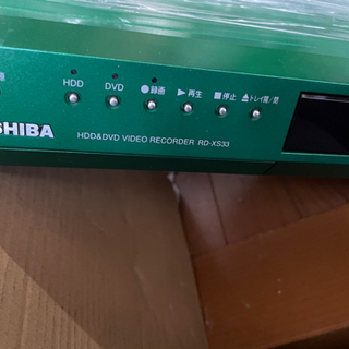 TOSHIBA DVD.hddレコーダー