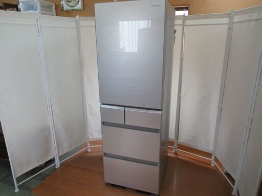 JKN2785/冷蔵庫/5ドア/大型/スリムデザイン/右開き/自動製氷機能/パナソニック/Panasonic/NR-E431GV/中古品/