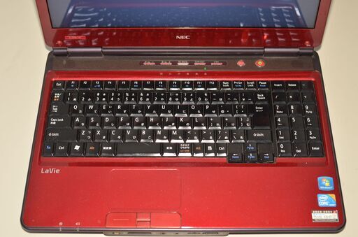 中古ノートパソコン Windows10+office 大容量HDD500GB NEC LL550/Ｗ core i3/メモリ4GB/D