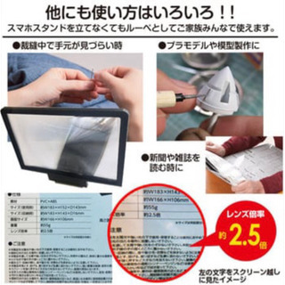 拡大鏡　倍率2.5倍の画像