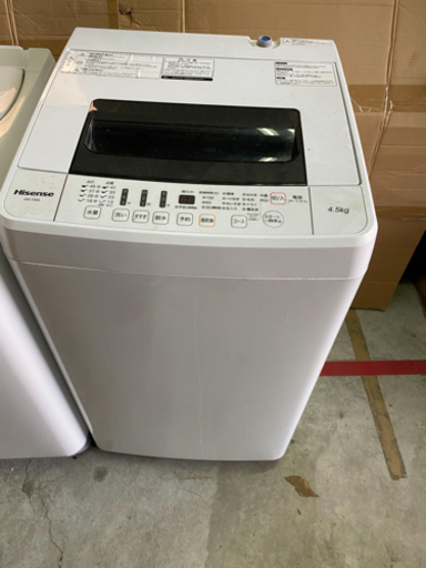 中古 Hisense 洗濯機 HW-T45A 4.5kg 2017年製 最終値下げ