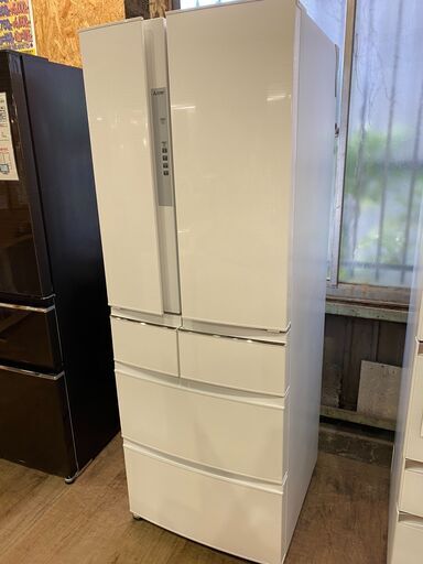 【愛品館市原店】三菱 2017年製 461L 6ドア冷蔵庫 MR-RX46A-W 【管理IR013486-104】