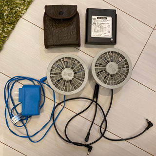 セフト研究所　空調服　バッテリー、ケース、ファン、充電器の画像